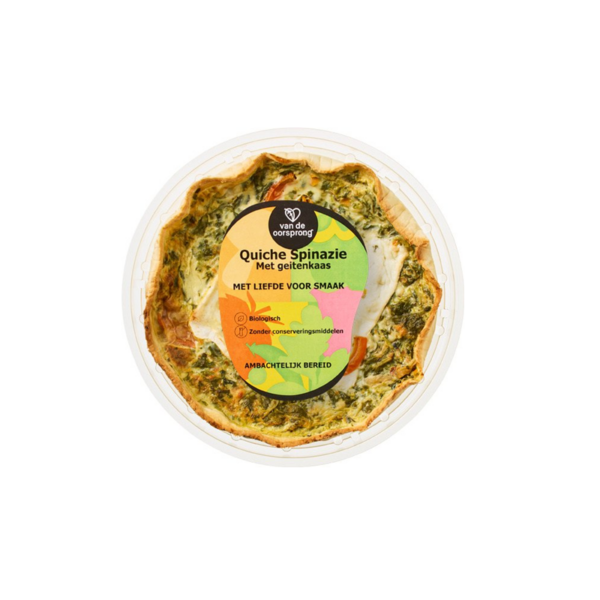 Quiche - Spinazie en geitenkaas